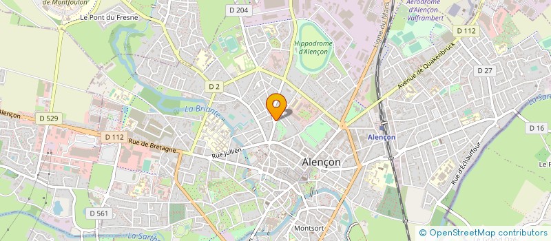 localisation de l'entreprise FEDER OEUVRES SCOLAIRES LAIQUES ORNE à ALENCON