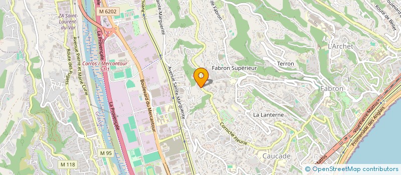 localisation de l'entreprise FEDER ORGAN GESTION ETS PERSONNES AGEES à NICE