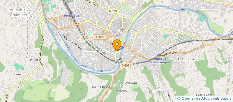 localisation de l'entreprise FEDER PARTI COMMUNISTE DGNE  PERIGUEUX