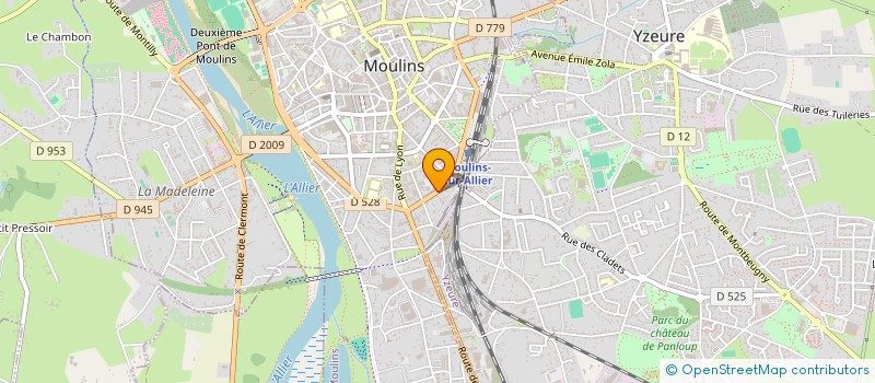 localisation de l'entreprise FEDER POINTS DE VENTE PRODUITS FERMIERS à MOULINS