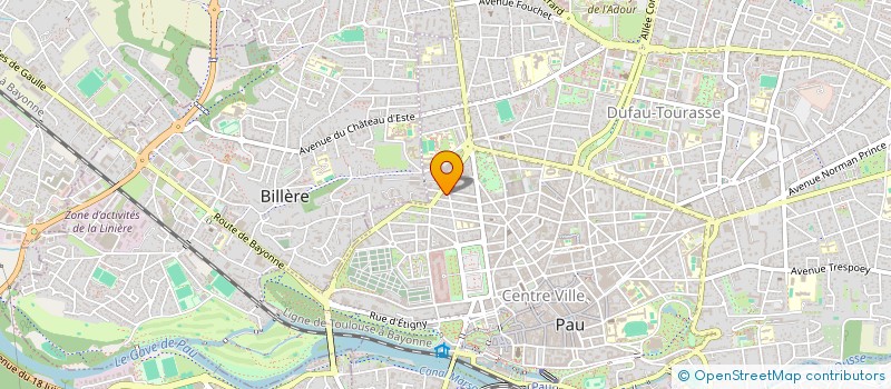 localisation de l'entreprise FEDER PYRENEES ATLANT LIGUE ENS à PAU