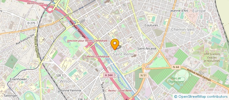 localisation de l'entreprise FEDER REGIO ASSUR MALAD ENFAN INADAPTEE à REIMS