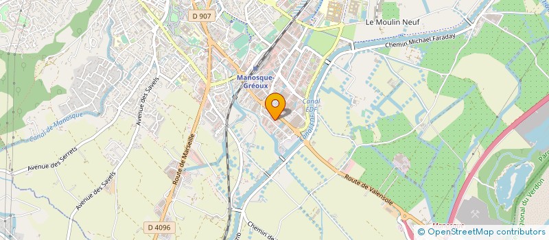 localisation de l'entreprise FEDER REGIO GROUP DEFENS SANIT PROVE à MANOSQUE