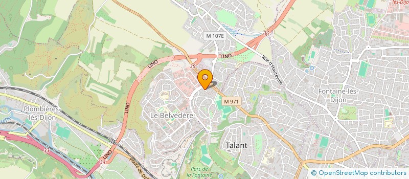 localisation de l'entreprise FEDER REGION SYNDICAT PHARMACEUTIQUE  TALANT