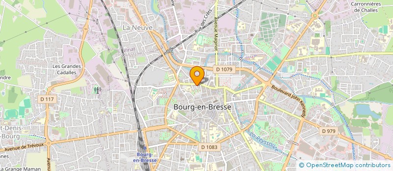 localisation de l'entreprise FEDER REGIONALE DES ASSOC AIDE FAMILIALE POPULAIRE à BOURG-EN-BRESSE