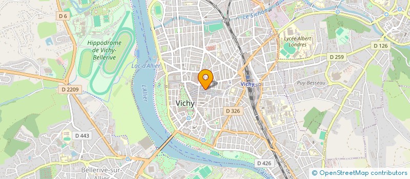 localisation de l'entreprise FEDER SYNDIC INDUSTR HOTELIERE à VICHY
