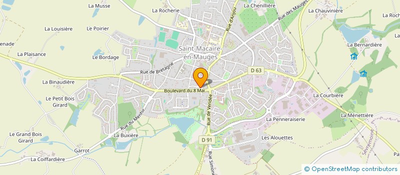 localisation de l'entreprise FEDER2012 à SEVREMOINE
