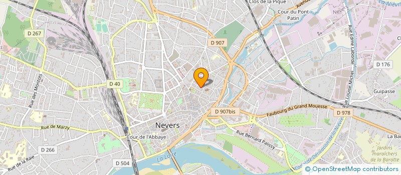 localisation de l'entreprise FEDERA FRANC ETUDES SPORTS SOUS MARINS à NEVERS