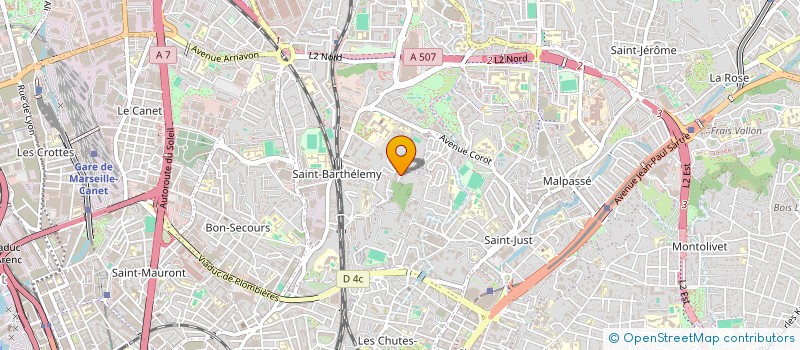 localisation de l'entreprise FEDERA MILLE JEUNES MILLE AVENIR à MARSEILLE 14EME