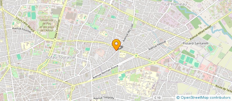 localisation de l'entreprise FEDERACION VIVRE AU PAYS - RADIO PAIS à PAU