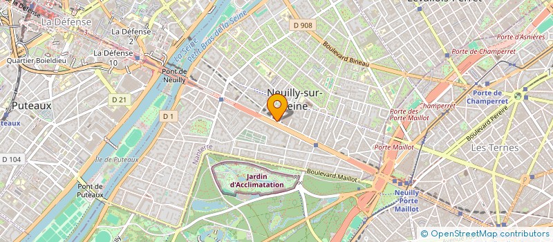 localisation de l'entreprise FEDERAL AUTOMOBILES à NEUILLY-SUR-SEINE