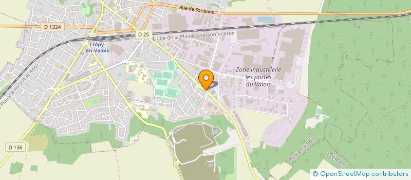 localisation de l'entreprise FEDERAL MOGUL SYSTEMS PROTECTION à CREPY-EN-VALOIS