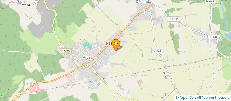 localisation de l'entreprise FEDERAL ORGANISATION  ARCEY