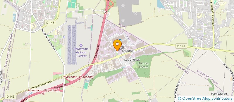 localisation de l'entreprise FEDERALY CONSTRUCTION  CHAPONNAY