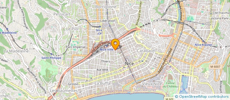 localisation de l'entreprise FEDERAT ASS CORPORATIONS ETUDIANTES 06 à NICE