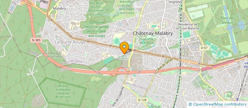 localisation de l'entreprise FEDERAT. ASSOC ET MVTS INSERTION SOCIALE à CHATENAY-MALABRY