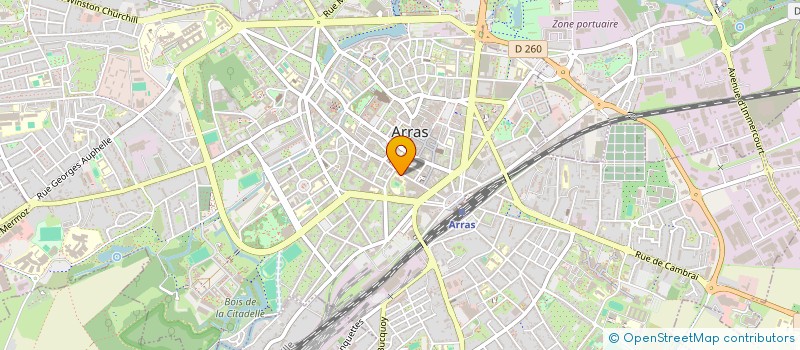 localisation de l'entreprise FEDERAT CONSEIL PARENTS ELEVES GAMBETTA à ARRAS