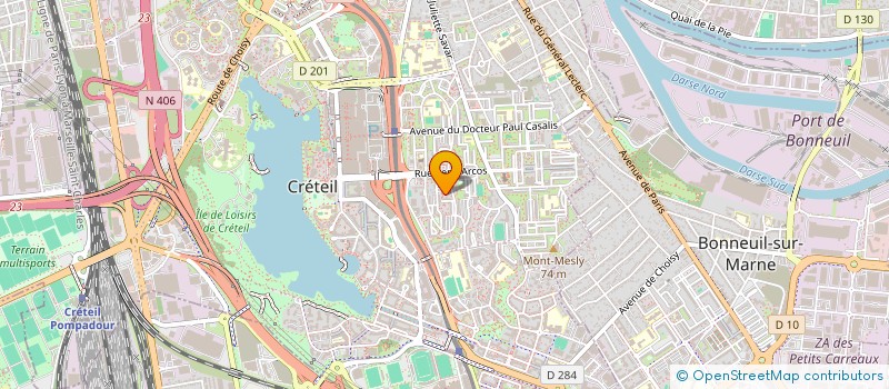localisation de l'entreprise FEDERAT CTRE SPCIAUX SOCIOCULT VAL MARNE à CRETEIL