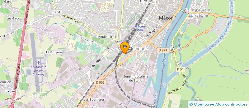 localisation de l'entreprise FEDERAT DEP BAT TRAV PUBL SAONE ET LOIRE à MACON