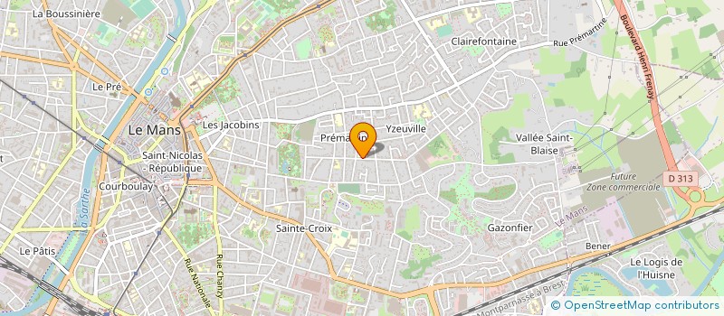 localisation de l'entreprise FEDERAT DEP CONSEIL PARENT ELEVE LAIQUE  LE MANS