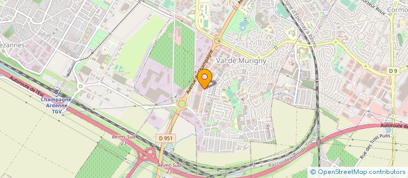 localisation de l'entreprise FEDERAT DEPART ASSOC ADMR DE LA MARNE à REIMS