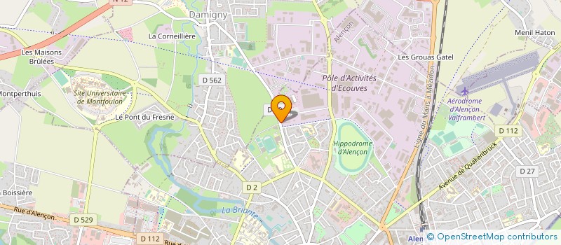 localisation de l'entreprise FEDERAT DPT GROUPEMENT DEFENSE CONTRE ORGANISME NUISIBLE à ALENCON
