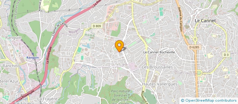 localisation de l'entreprise FEDERAT DU PARTICULIER EMPLOYEUR DES AM à LE CANNET