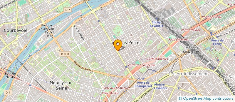 localisation de l'entreprise FEDERAT INDUSTRI FERROVIAIRE à LEVALLOIS-PERRET