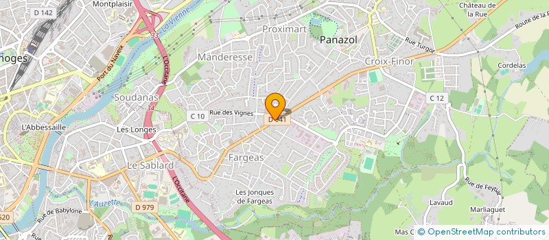 localisation de l'entreprise FEDERAT NATION ACCID TRAVAIL ET ACCIDENT à PANAZOL