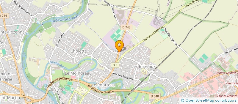 localisation de l'entreprise FEDERAT NATIONALE DES ACCIDENTES TRAVAIL  NIORT