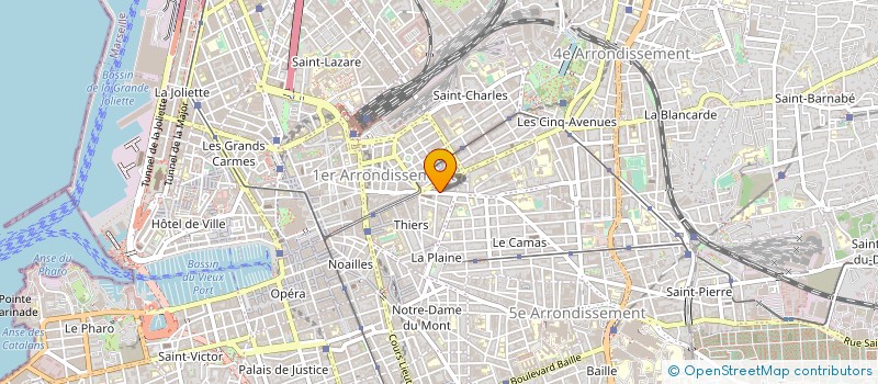localisation de l'entreprise FEDERAT ORGANISATIONS SOCIALES PTT BDRH à MARSEILLE
