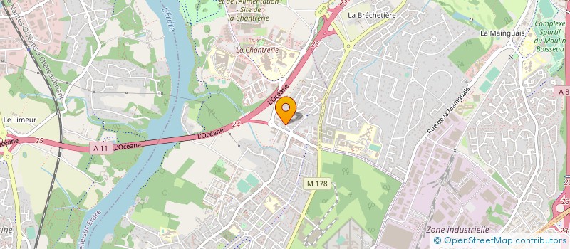 localisation de l'entreprise FEDERAT REGIO TRAVAUX PUBLICS PAYS LOIRE à NANTES
