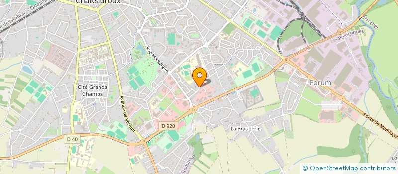 localisation de l'entreprise FEDERAT REGION BOVINS CROISSANCE R C... à CHATEAUROUX
