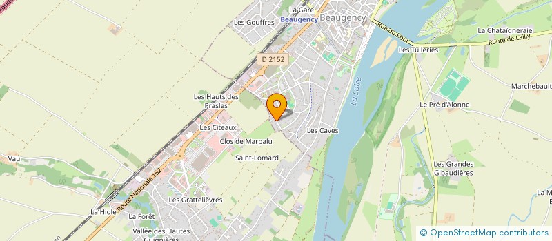 localisation de l'entreprise FEDERATION A COEUR JOIE DE L ORLEANAIS à BEAUGENCY