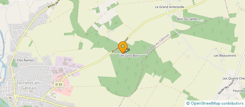 localisation de l'entreprise FEDERATION A COEUR JOIE DES CHORALES DE L'ORLEANAIS à FERRIERES-EN-GATINAIS