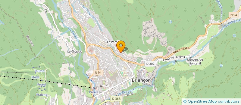 localisation de l'entreprise FEDERATION A COEUR JOIE PROVENCE ALPES COTE D'AZUR CORSE  'POLE A COEUR JOIE PACA-CORSE'  BRIANCON