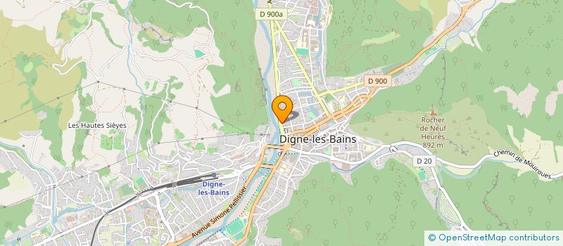localisation de l'entreprise FEDERATION ADMR DES ALPES DE HAUTE PROVENCE à DIGNE-LES-BAINS