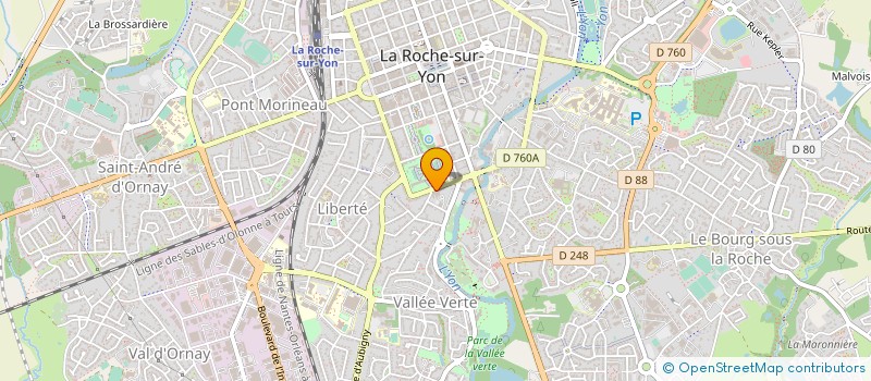 localisation de l'entreprise FEDERATION ADMR VENDEE à LA ROCHE-SUR-YON