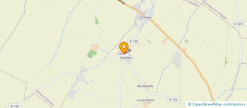 localisation de l'entreprise FEDERATION AGRICOLE D EURE ET LOIRE à THIMERT-GATELLES
