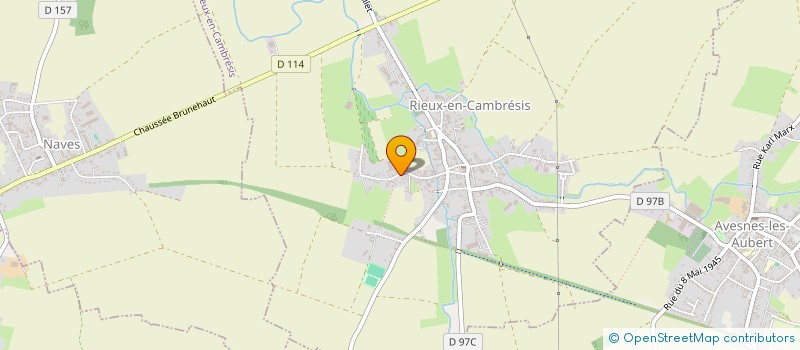 localisation de l'entreprise FEDERATION ANCIENS COMBATTANTS  RIEUX-EN-CAMBRESIS