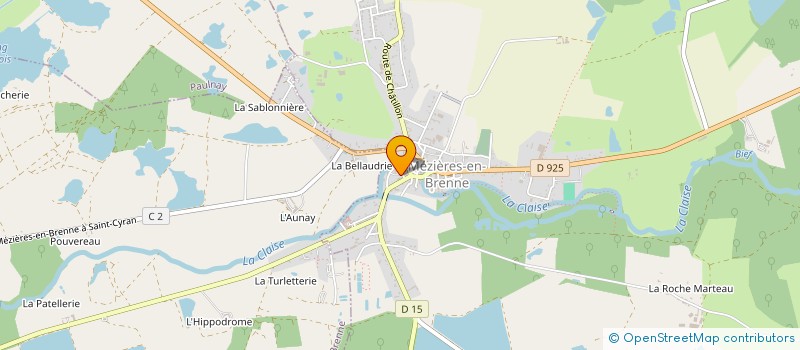 localisation de l'entreprise FEDERATION AQUACOLE DE LA REGION CENTRE à MEZIERES-EN-BRENNE