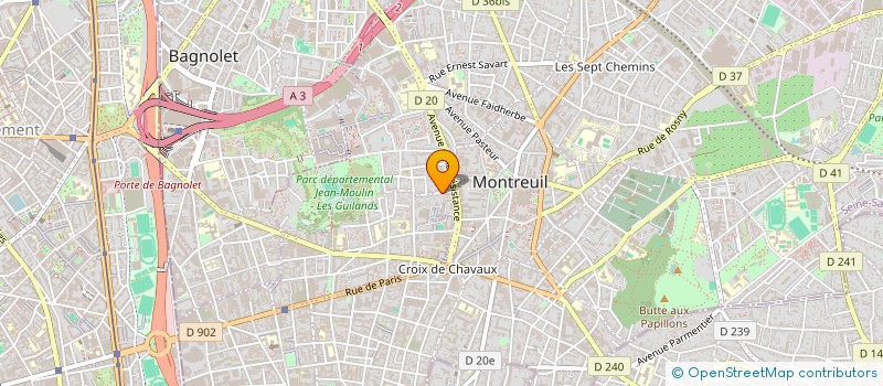 localisation de l'entreprise FEDERATION ARTISANS DU MONDE à MONTREUIL