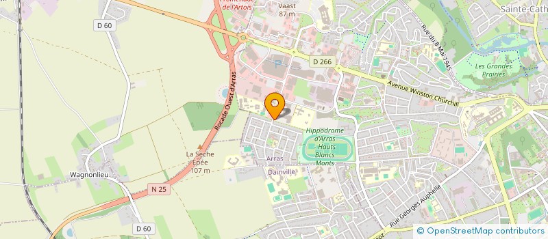 localisation de l'entreprise FEDERATION ARTISANS DU P D C à ARRAS