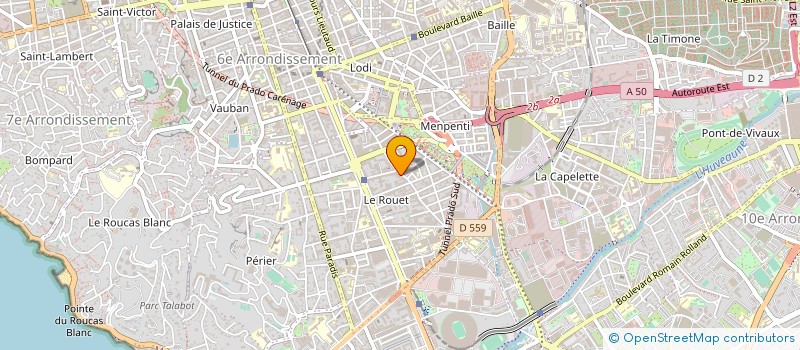 localisation de l'entreprise FEDERATION ARTISTIQUE DE MARSEILLE (FAM) à MARSEILLE