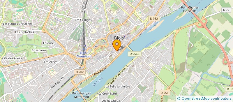 localisation de l'entreprise FEDERATION ASS ETUDIANTES BLESOISES  BLOIS