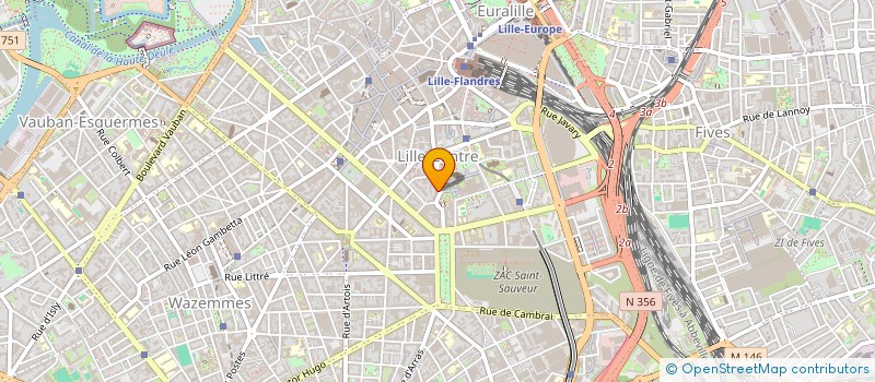 localisation de l'entreprise FEDERATION ASSOCIATIONS JEUNES QUARTIERS à LILLE