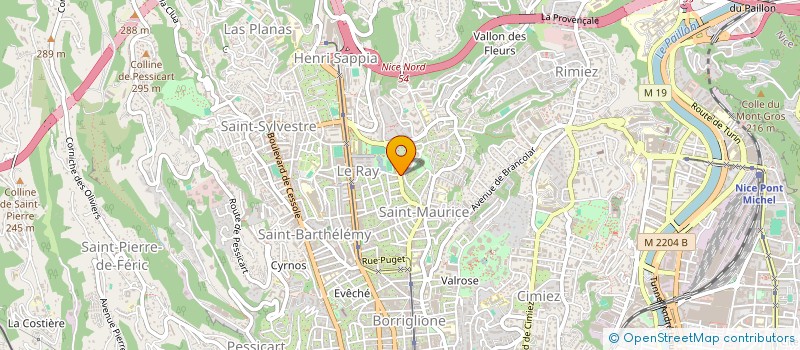 localisation de l'entreprise FEDERATION ASSOCIATIVE ET CULTURELLE PLUS à NICE