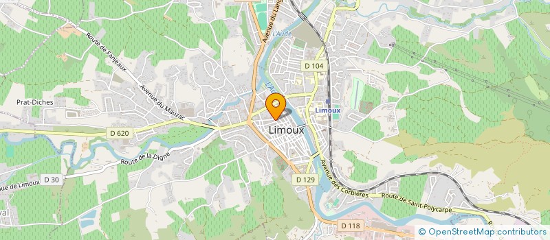 localisation de l'entreprise FEDERATION AUDE CLAIRE à LIMOUX