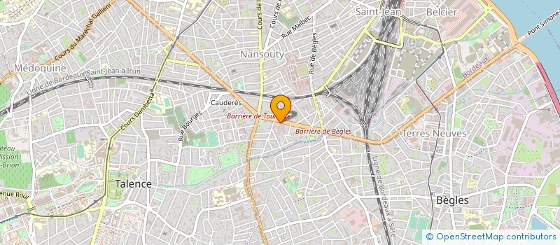 localisation de l'entreprise FEDERATION AUTONOME DES METIERS GOURMANDS  BORDEAUX