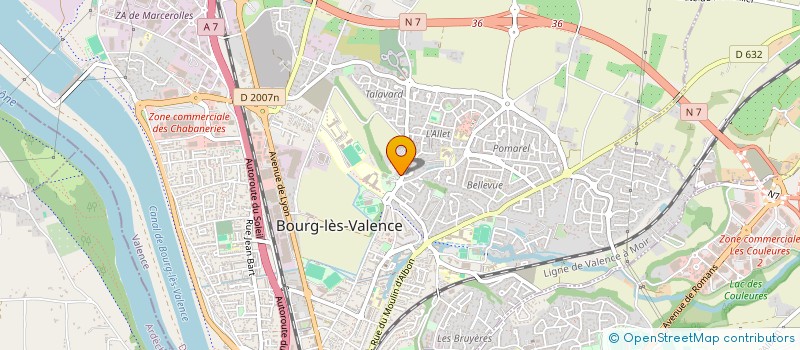 localisation de l'entreprise FEDERATION AUVERGNE RHONE-ALPES DES TRUFFICULTEURS à BOURG-LES-VALENCE